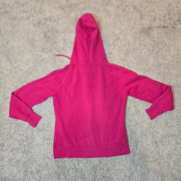 ★💗Gap Hoodie Women S Pink Full Zip Sweatshirt Fleece Spellout Cotton Blend Pre - Picture 5 of 5